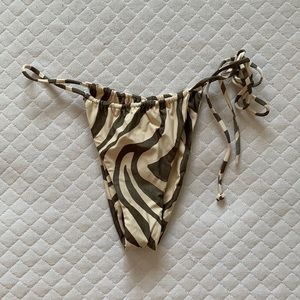 Stone Fox Swim River bottoms in Earth Zebra